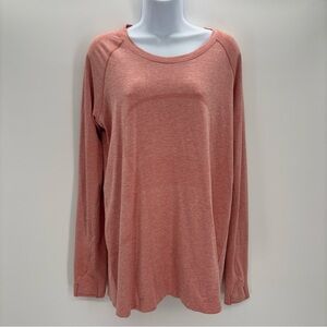Lululemon Swiftly Tech Long Sleeve Size 14 Salmon